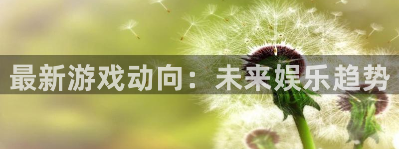 多彩娱乐2登录：最新游戏动向：未来娱乐趋势